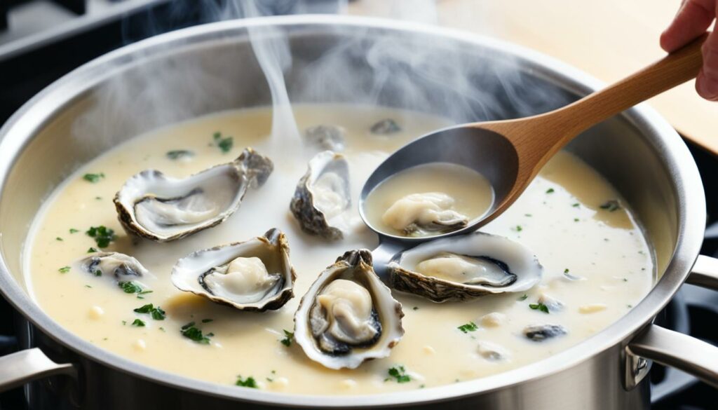 Reheating Oyster Soup